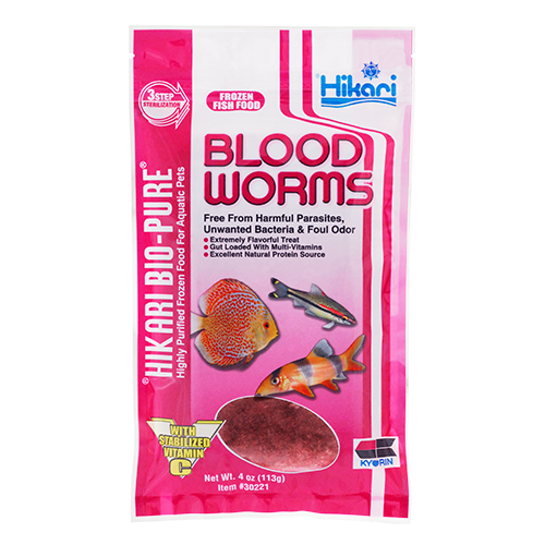 Hikari - Bloodworm (4oz cube)(store pick up only)