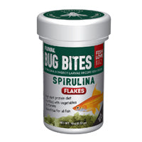 Bug bites Spirulina flakes