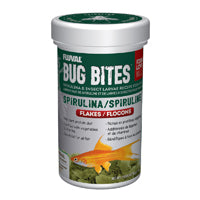 Bug bites Spirulina flakes